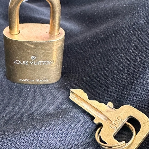 Louis Vuitton Gold Padlock with Key #305 - Picture 2 of 3